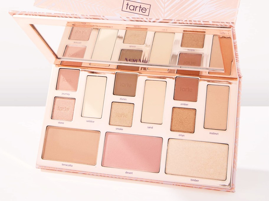 opened tarte face palette