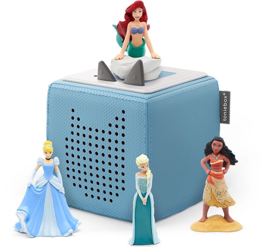 disney frozen tonie box in light blue stock image