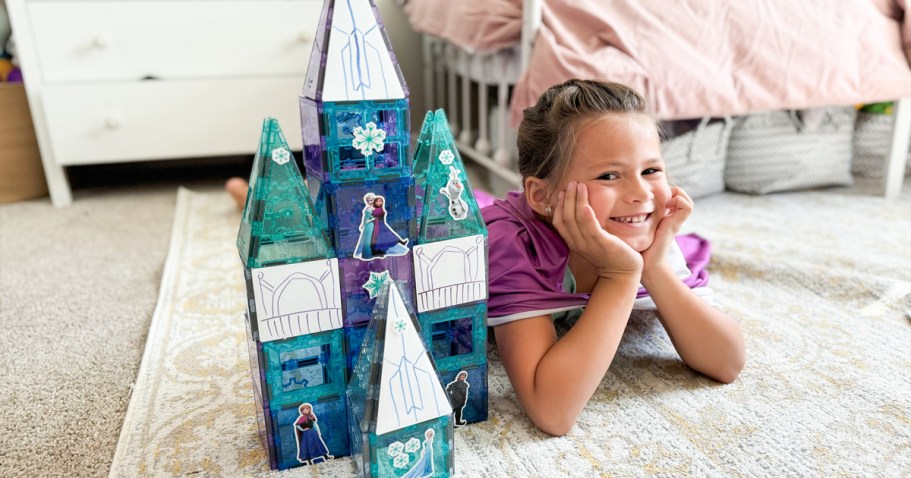 Disney Frozen Magnetic Tiles Set Just $27.99 on Walmart.online (Includes 36 Building Tiles, Stickers, & More)