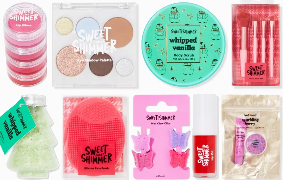 variety of beauty product stocking stuffers