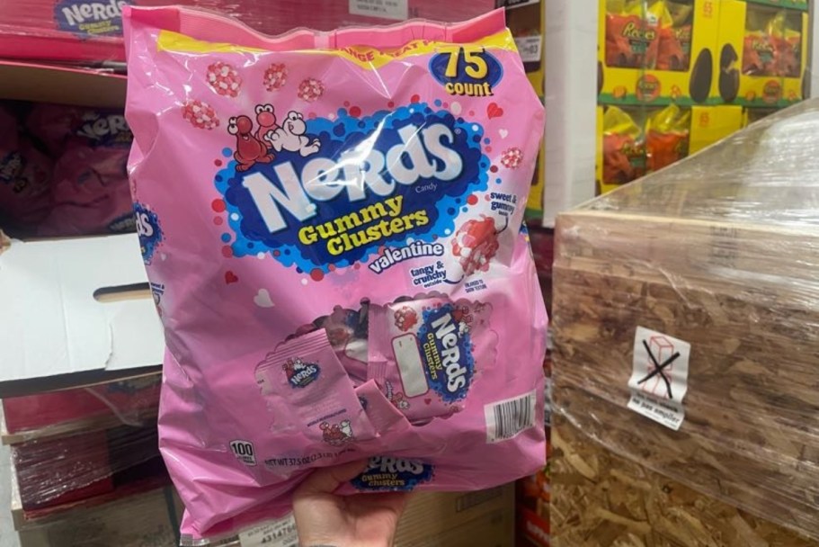 HUGE Valentine’s Nerds Gummy Clusters Spotted at Sam’s Club