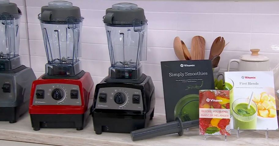 Vitamix Blenders with recipe boks and temper