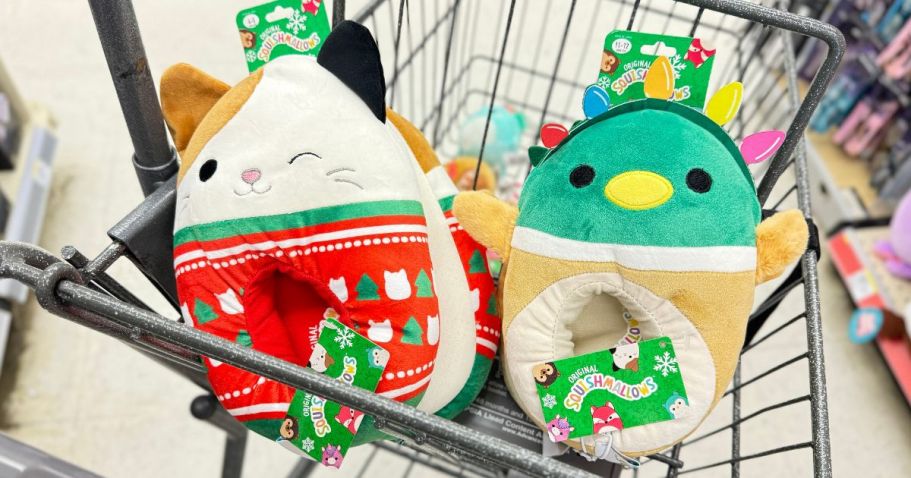 BOGO 50% Off Squishmallows Slippers on Walgreens.online | JUST $8.77 Per Pair!