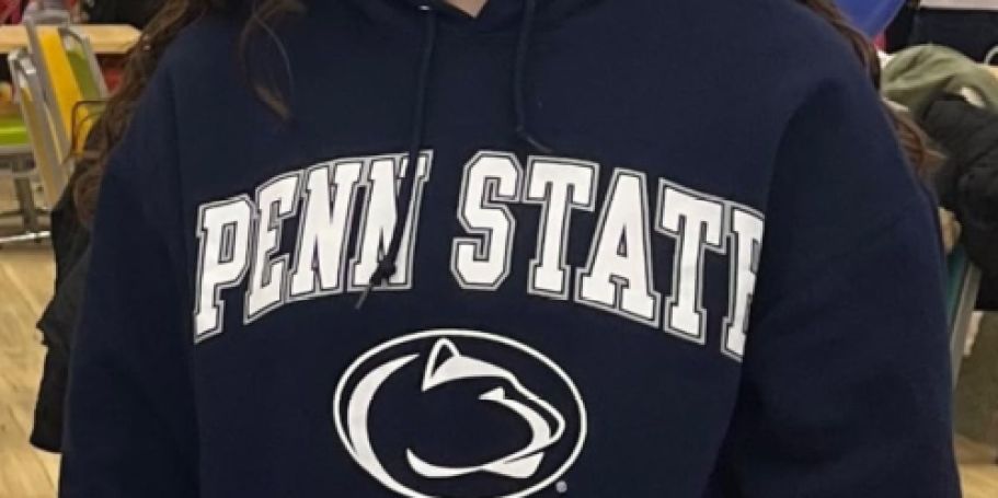 NCAA Sweatshirts & Hoodies from $13.50 on Kohls.online (Reg. $45)