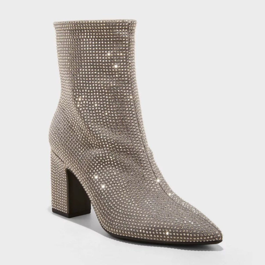 rhinestone boot stock photo