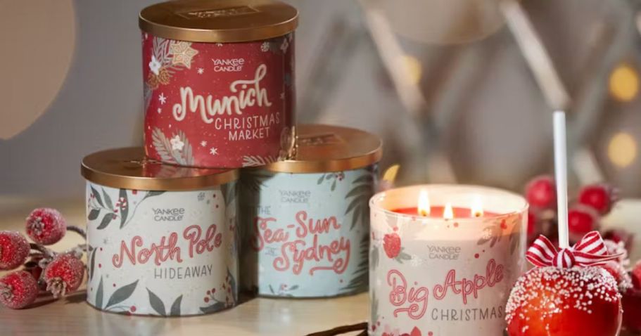 WOW! Buy 2, Get 3 FREE Yankee Candle Sale | Includes New Holiday Scents