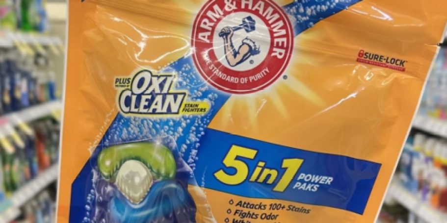 Arm & Hammer Plus OxiClean Power Paks 42-Count Just $4 Shipped on Amazon (Reg. $10)