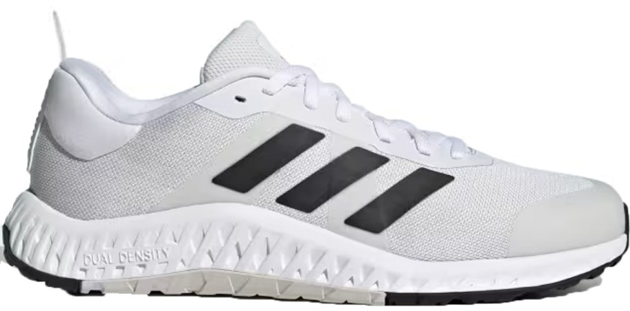 gray and black adidas shoe