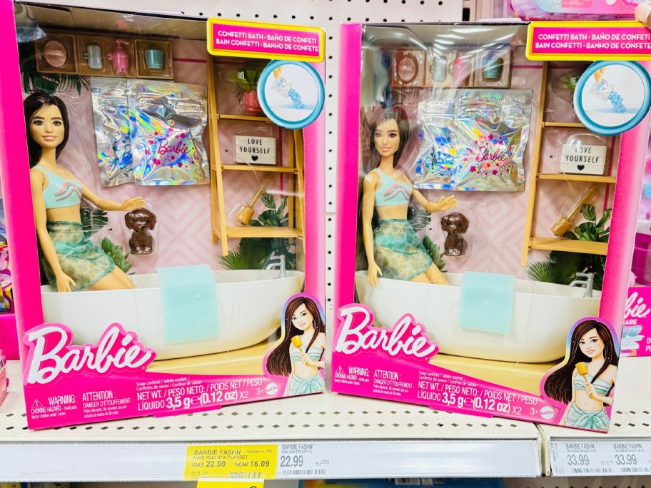 barbie bath playsets