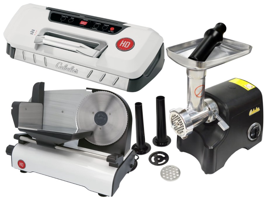 heavy duty vacuum sealer, meat slicer and meat grinder machines