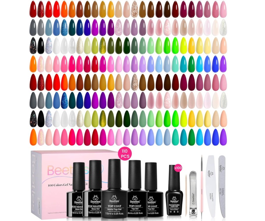 110 piece nail kit