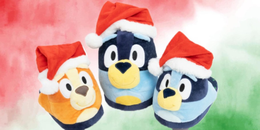 Bluey Holiday Slippers from $5.98 on Walmart.online (Regularly $20)