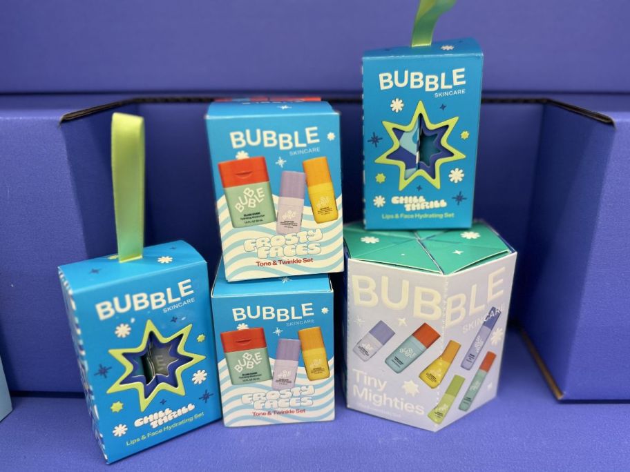 bubble skincare gift sets in store