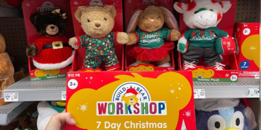 Walmart Sells Build-A-Bear | Score a Christmas Plush for ONLY $12.98!