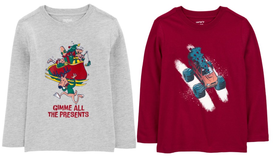 boys christmas tops