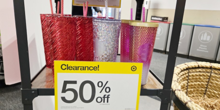 Possibly 50% Off Clearance Starbucks Holiday Cups