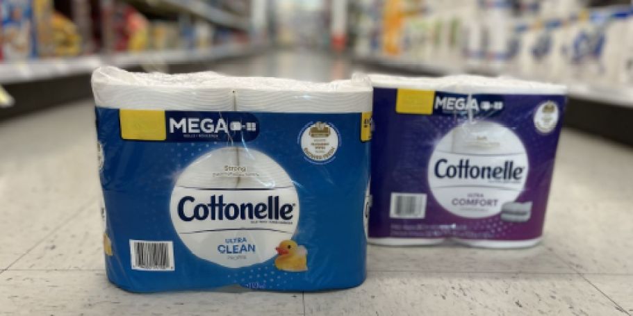 Cottonelle Toilet Paper Mega Rolls 9-Count ONLY $7.60 Shipped