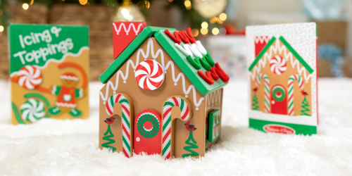 WOW! Melissa & Doug Gingerbread House Play Set Just $15 on Walmart.online (Regularly $50)