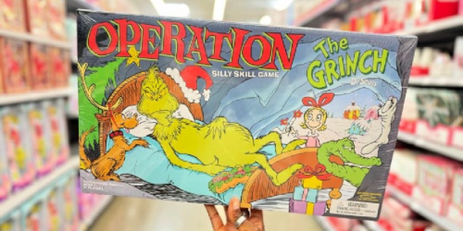 Operation Dr. Seuss Grinch Board Game Just $19.97 on Walmart.online