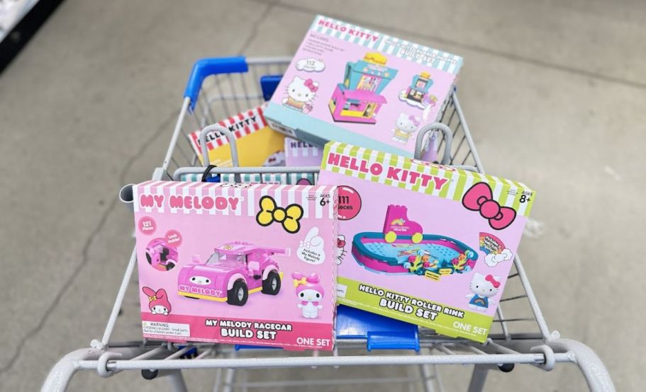 Five Below Hello Kitty Building Block Sets from $5