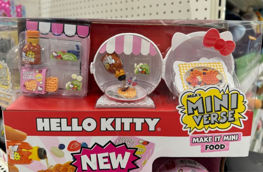 mga hello kitty food make it mini store display 