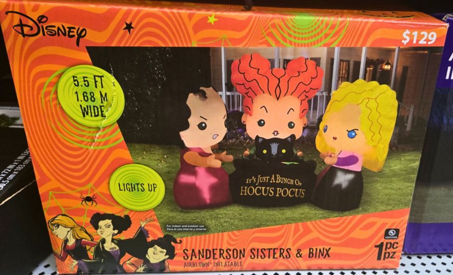 hocus pocus halloween inflatable in a box