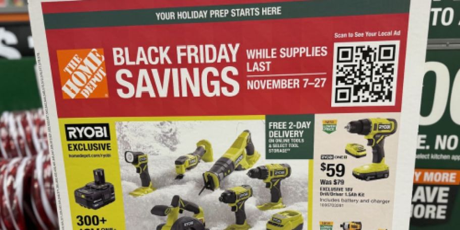 Home Depot Early Black Friday Deals Live: Save BIG on Tools, Christmas Decor & More!