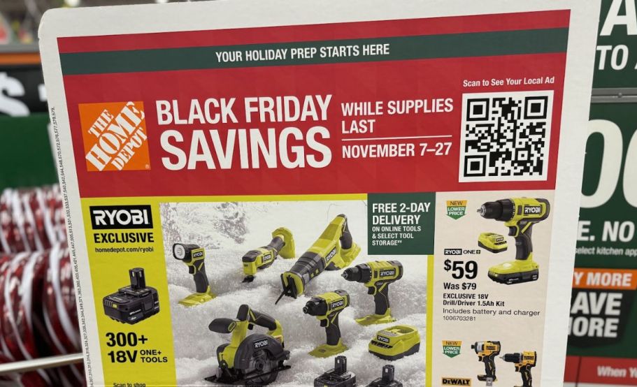 Score These Home Depot Early Black Friday Deals: Save on Tools, Christmas Decor & More