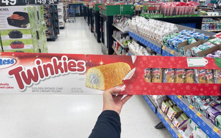 Walmart Holiday Treats: GIANT Twinkies Gift Box, Twix by the Yard & More