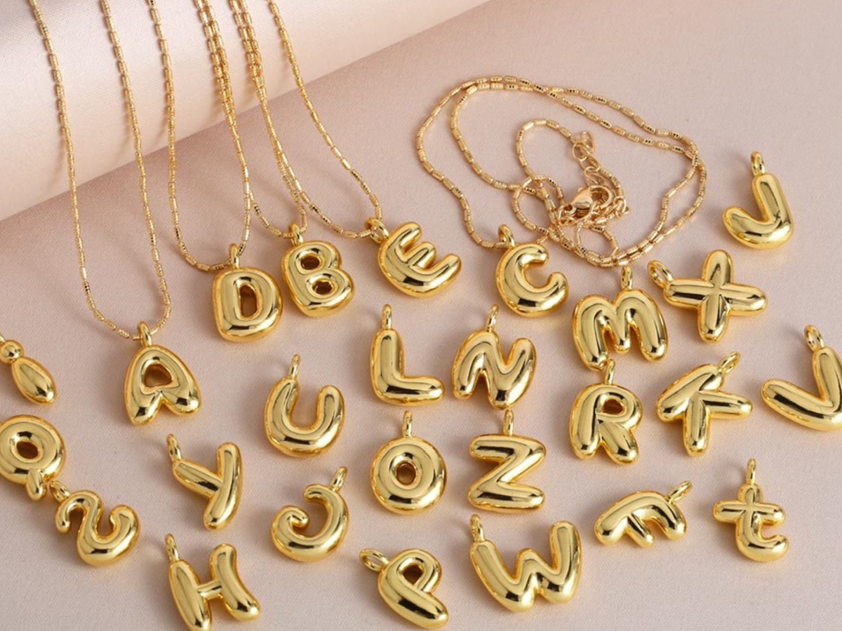 Bubble Personalized Initial Necklace Just $14.50 Shipped (Get the Anthro Look for Less!)