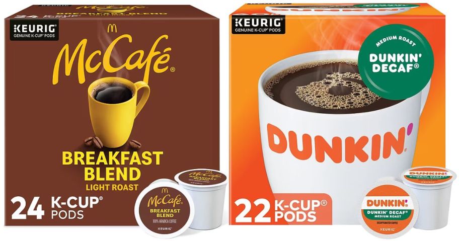 k-cup coffee box stock images