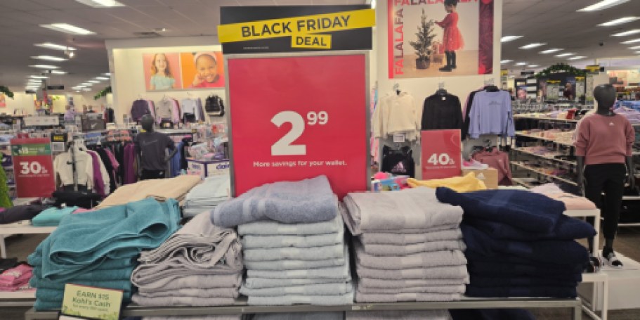 Kohl’s Black Friday Doorbusters Live Now (Save on Toys, Bedding, Outerwear, & More!)