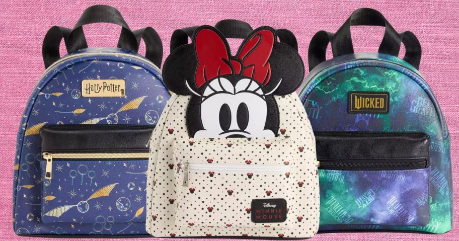 kohls mini Character Backpack stock images