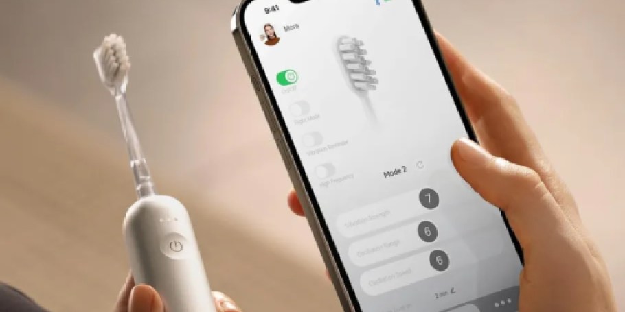 Electric Smart Toothbrush Just $44 Shipped on Amazon | Includes Free App w/ Customized Settings