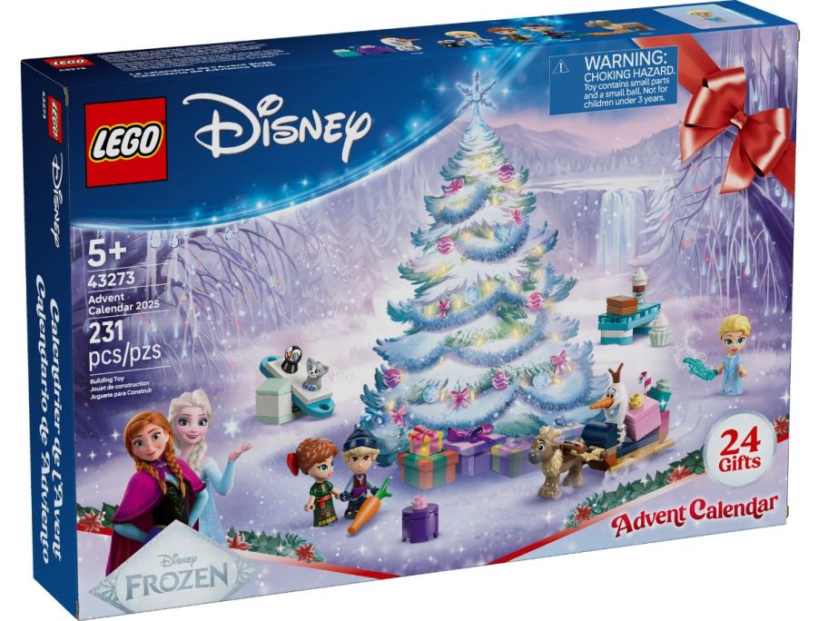 Disney frozen LEGO Advent Calendar box stock image