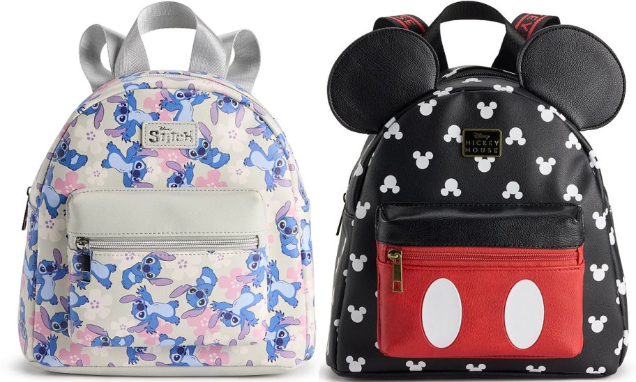 two disney mini backpacks