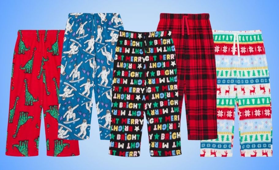 Christmas Pajama Pants Just $5 on Walmart.online (Kids & Adults Sizes!)