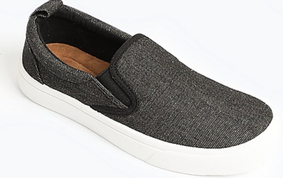 maurices gray slip on shoe