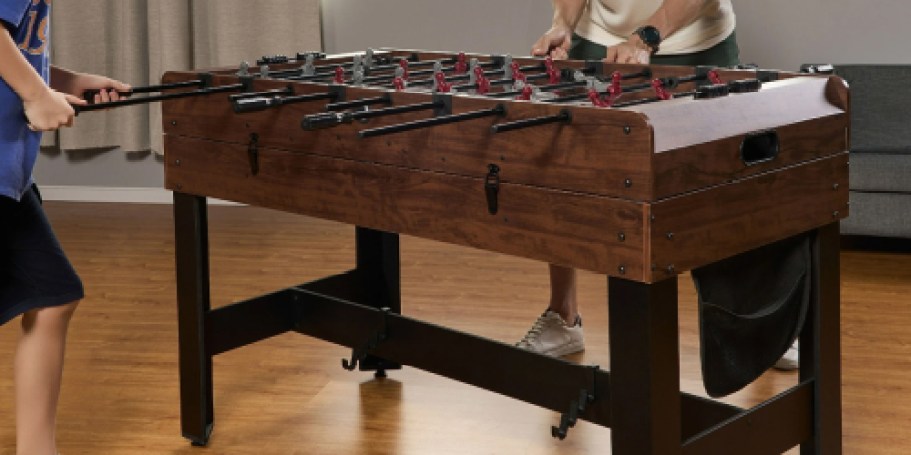 Score Big: 4-in-1 Game Table Only $99 Shipped on Walmart.online (Reg. $400) – Foosball, Air Hockey & More!