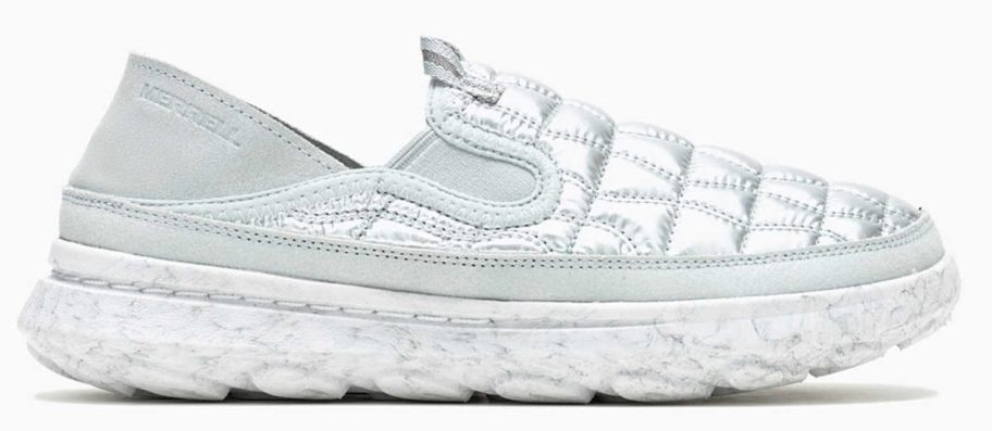 silver puffer mocs
