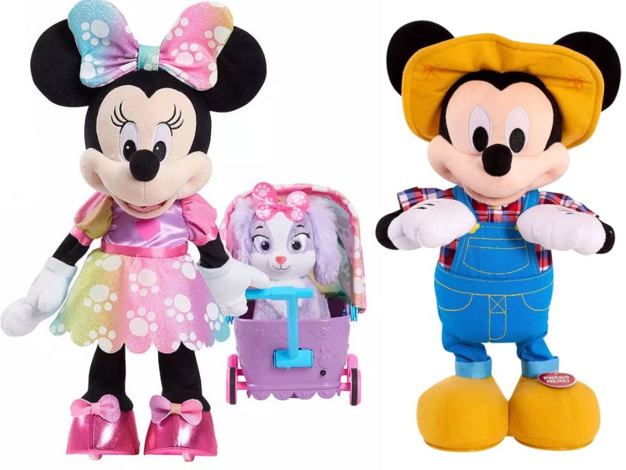 minnie and mickey mouse toy stock images