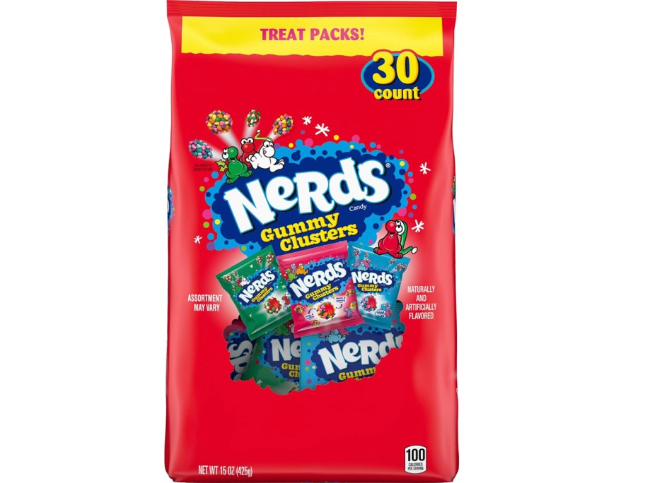 nerds gummy clusters large treat bag