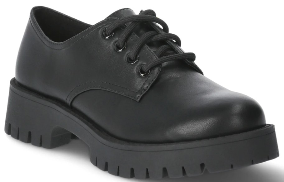 black no boundaries oxford shoes