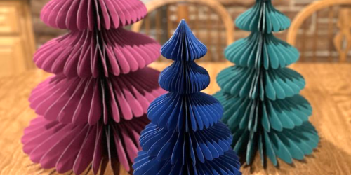 Jump on the Trend This Year! Paper Christmas Trees 3-Pack Only $24.94