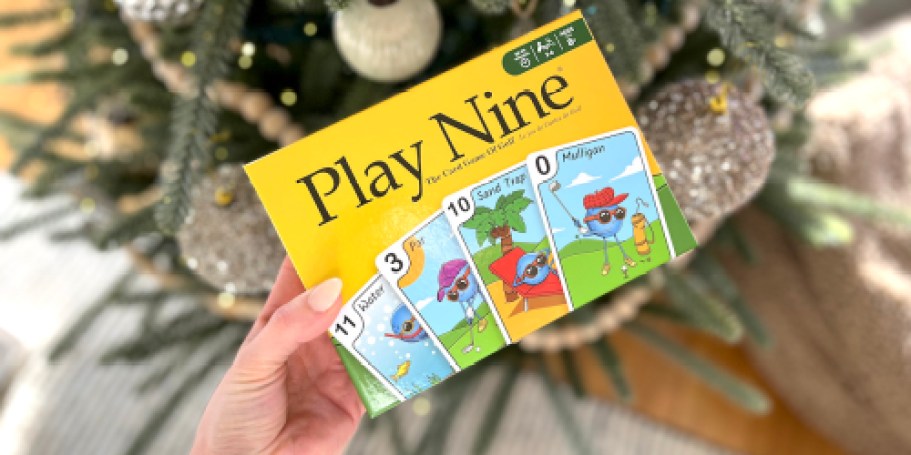 Play Nine Card Game Only $15 on Amazon (Easy Gift Idea)