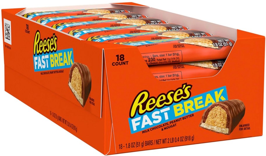 18 pack of reeses fast break bars 