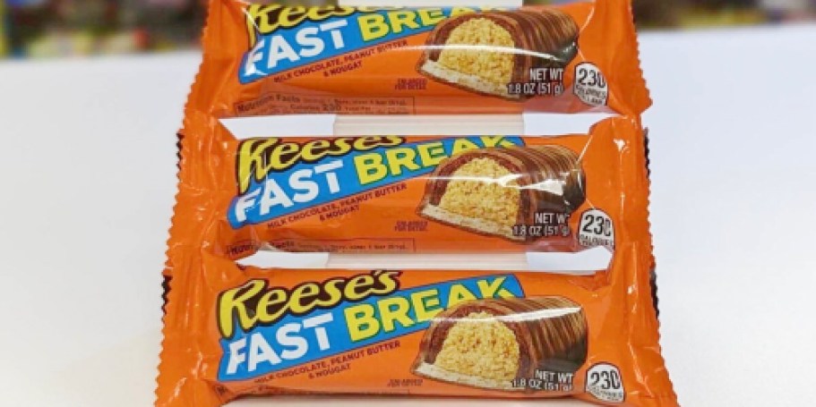 Reese’s Fast Break Candy Bars 18-Pack Only $9.55 on Amazon (Just 53¢ Each!)