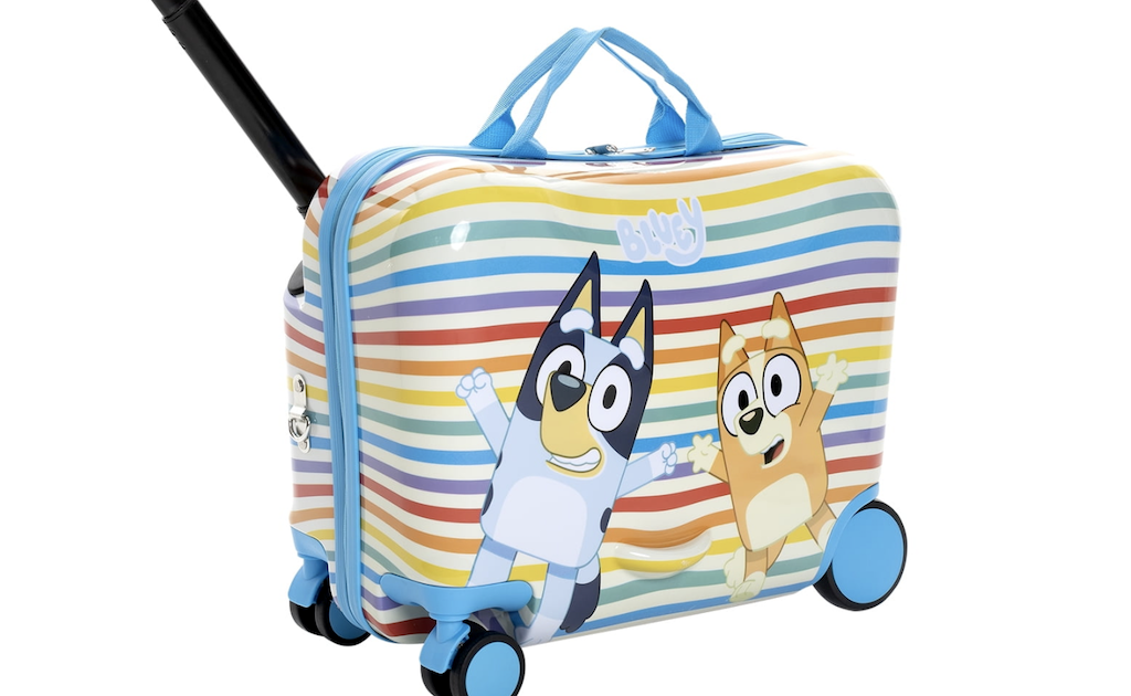 Kids Ride-On Suitcases Only $44 Shipped on Walmart.online (Bluey, Disney & More)