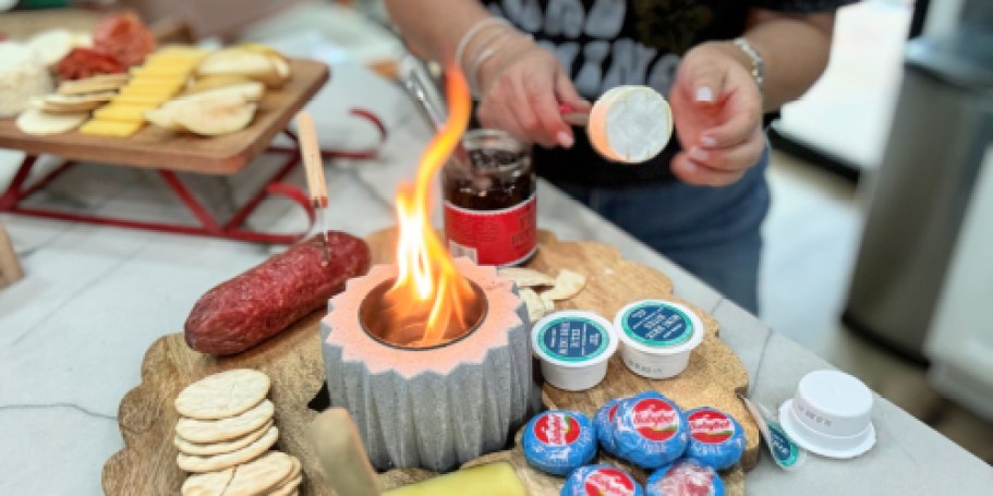 Create a Brie and Fig Savory S’mores Board as a Party Appetizer!