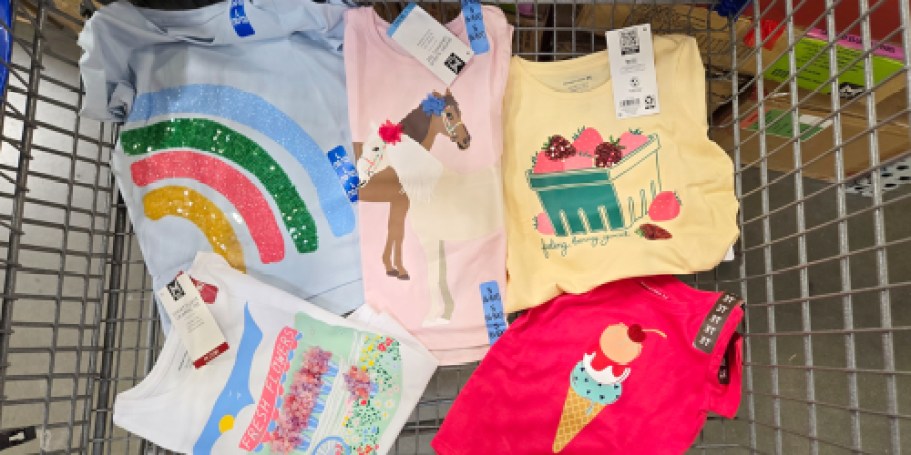 Sam’s Club Kids Clothing | Girls Graphic Tees Only $4.87!